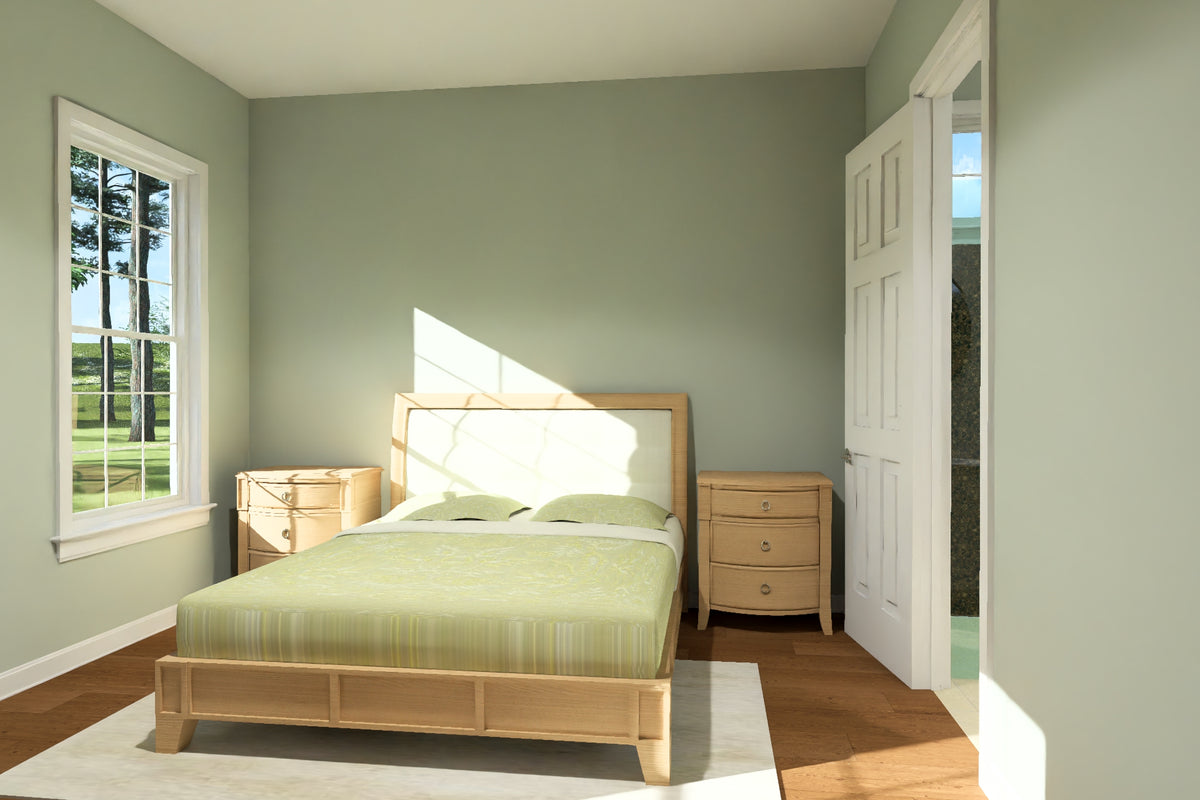 J7742-E Cottage House Master Bedroom, 4 Bedrooms, 2.5 Bathrooms | Plan 24629 