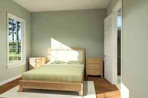 J7742-E Cottage House Master Bedroom, 4 Bedrooms, 2.5 Bathrooms | Plan 24629 