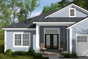 J7857-E Cottage House, 4 Bedrooms, 3 Bathrooms | Silvermist 24631 Exterior-2