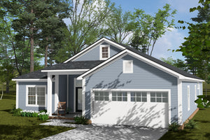 J7857-E Cottage House, 4 Bedrooms, 3 Bathrooms | Silvermist 24631 Exterior-3