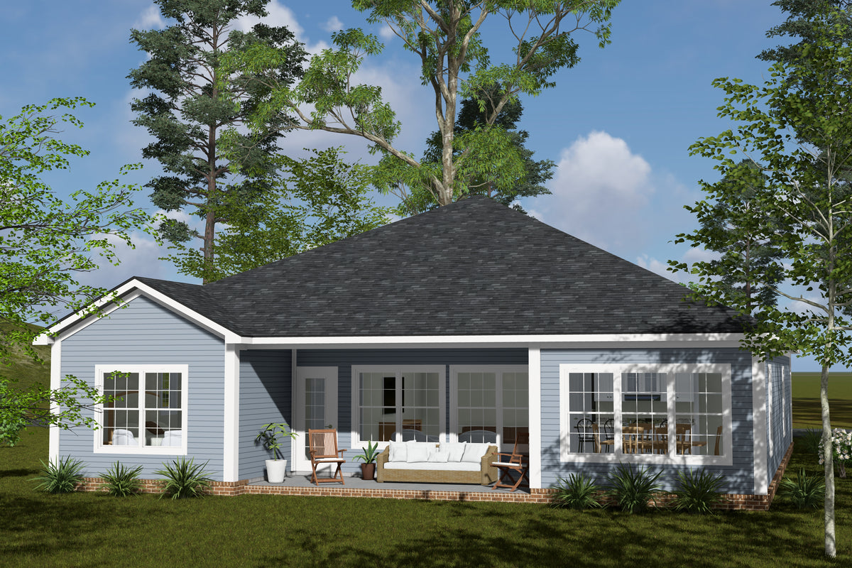 J7857-E Cottage House, 4 Bedrooms, 3 Bathrooms | Silvermist 24631 Exterior-5
