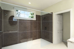 J7857-E Cottage House Master Bath, 4 Bedrooms, 3 Bathrooms | Silvermist 24631 