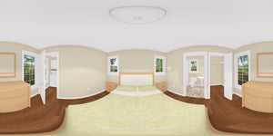 J7859-E Cottage House Bedroom Panorama, 1 Bedroom, 1 Bathroom | Oakridge Falls 