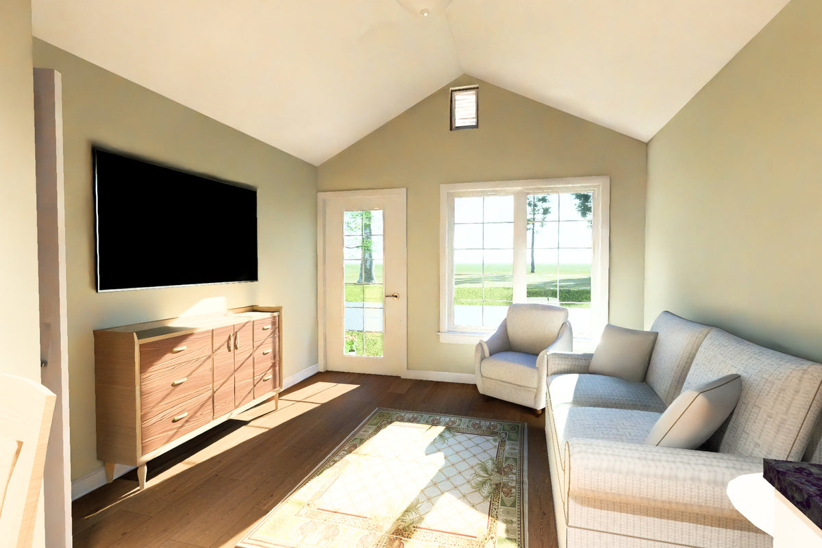 J7859-E Cottage House Living, 1 Bedroom, 1 Bathroom | Oakridge Falls 