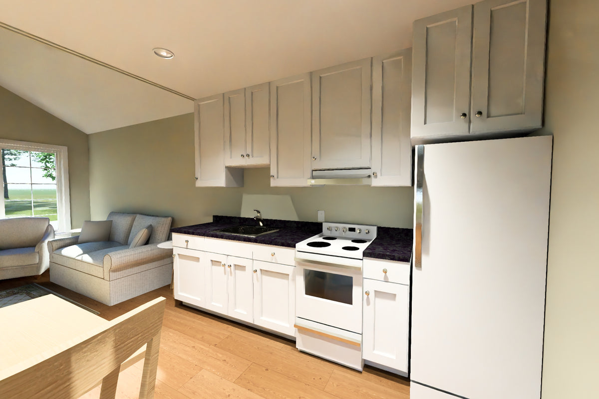 J7859-E Cottage House Kitchen, 1 Bedroom, 1 Bathroom | Oakridge Falls 