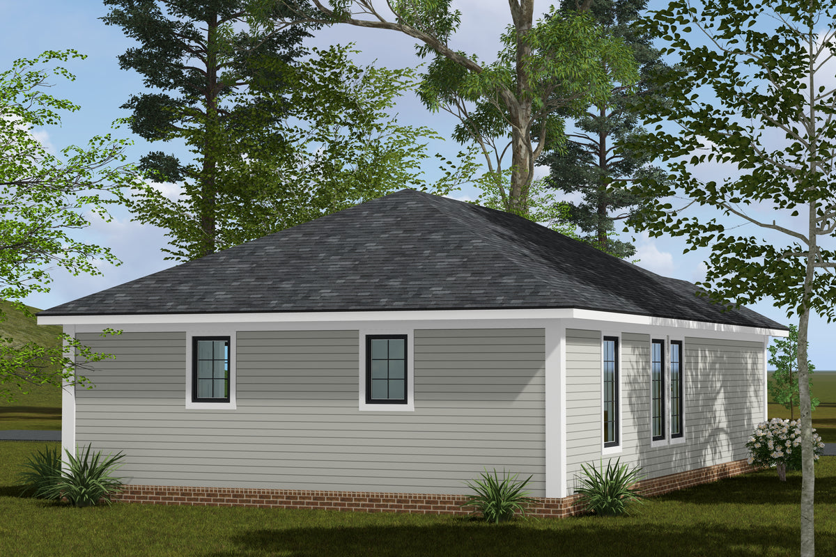 J7860-E Cottage Duplex House, 1 Bedroom, 1 Bathroom | Meadowlawn Exterior-5