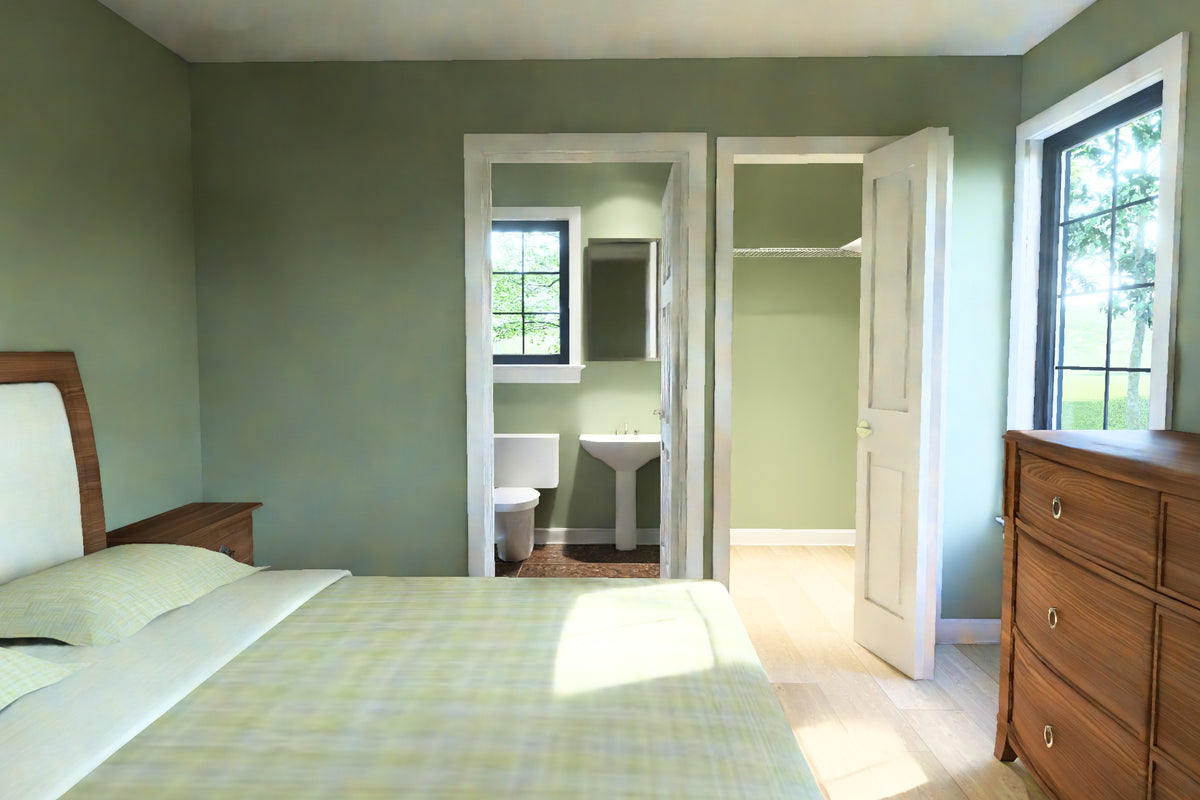 J7860-E Cottage Duplex House Bedroom, 1 Bedroom, 1 Bathroom | Meadowlawn 