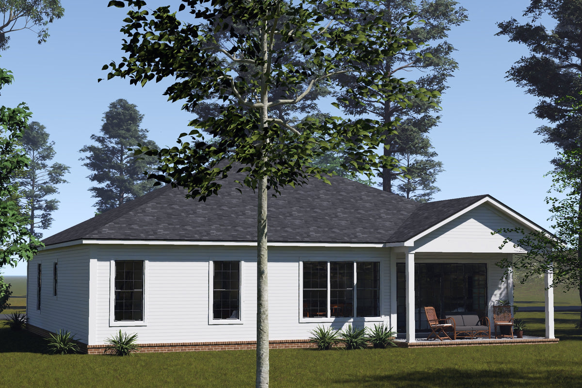 J7861-E Farmhouse House, 4 Bedrooms, 2.5 Bathrooms | Willowbrook Haven 24635 Exterior-4