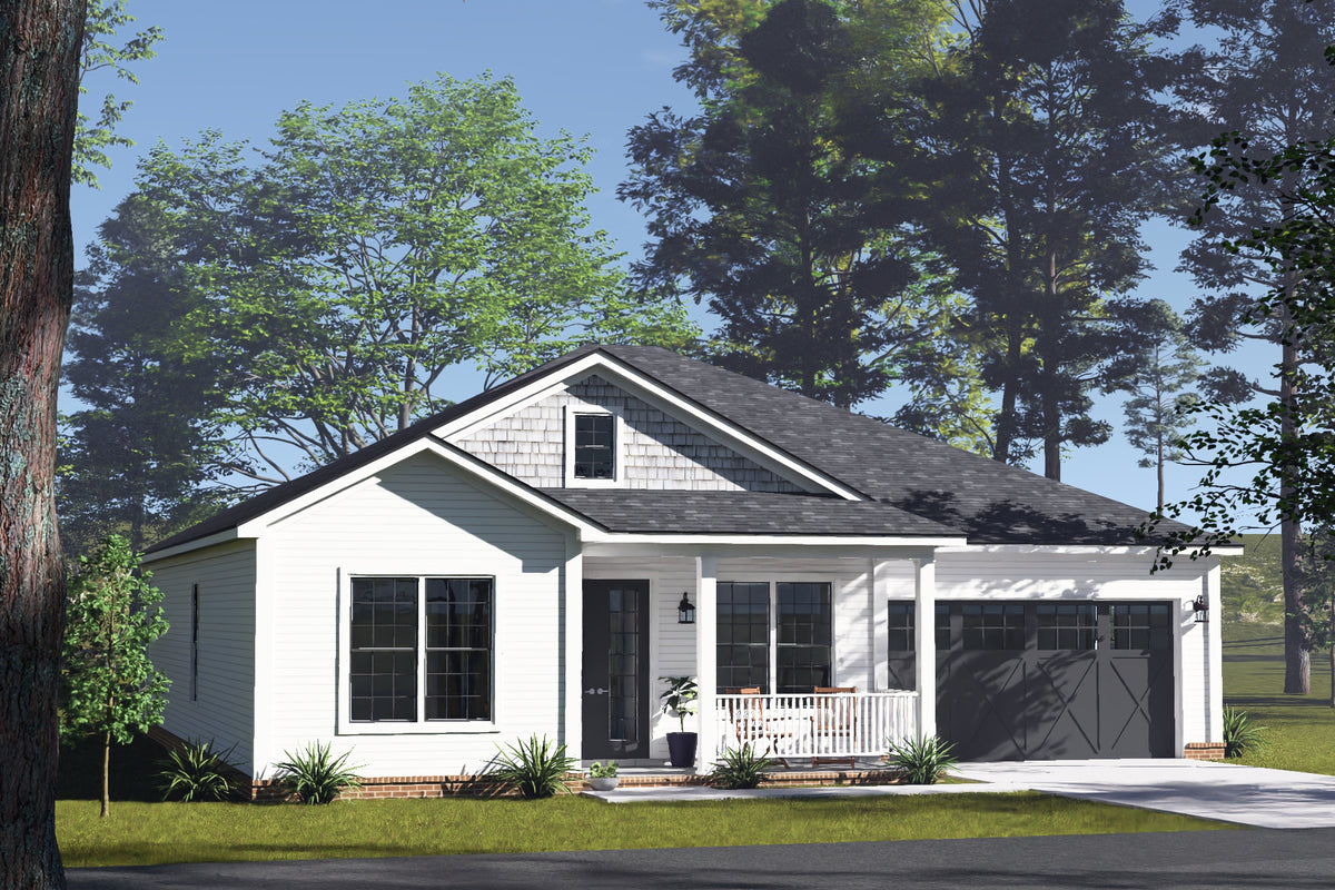 J7861-E Farmhouse House, 4 Bedrooms, 2.5 Bathrooms | Willowbrook Haven 24635 Exterior-6
