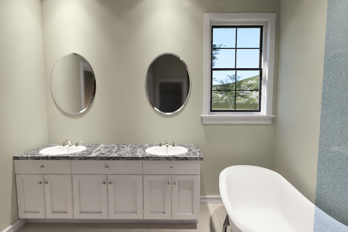 J7861-E Farmhouse House Master Bath Vanity, 4 Bedrooms, 2.5 Bathrooms | Willowbrook Haven 24635 