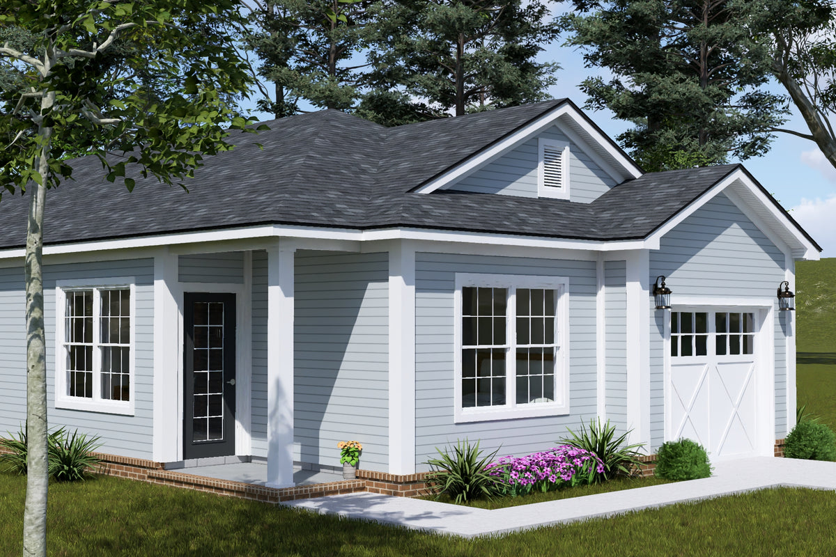 J7862-E Cottage House, 2 Bedrooms, 2 Bathrooms | Granite Hollow 24636 Exterior-2