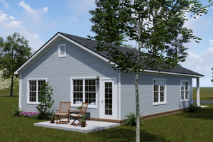 J7862-E Cottage House, 2 Bedrooms, 2 Bathrooms | Granite Hollow 24636 Exterior-3
