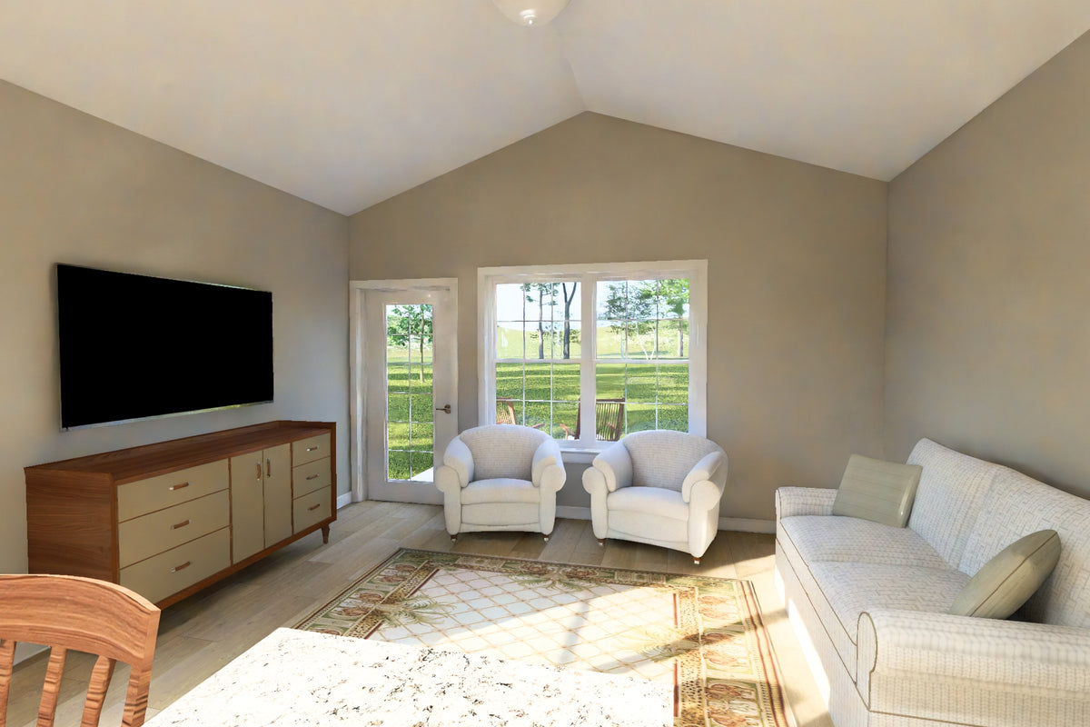 J7862-E Cottage House Great Room, 2 Bedrooms, 2 Bathrooms | Granite Hollow 24636 