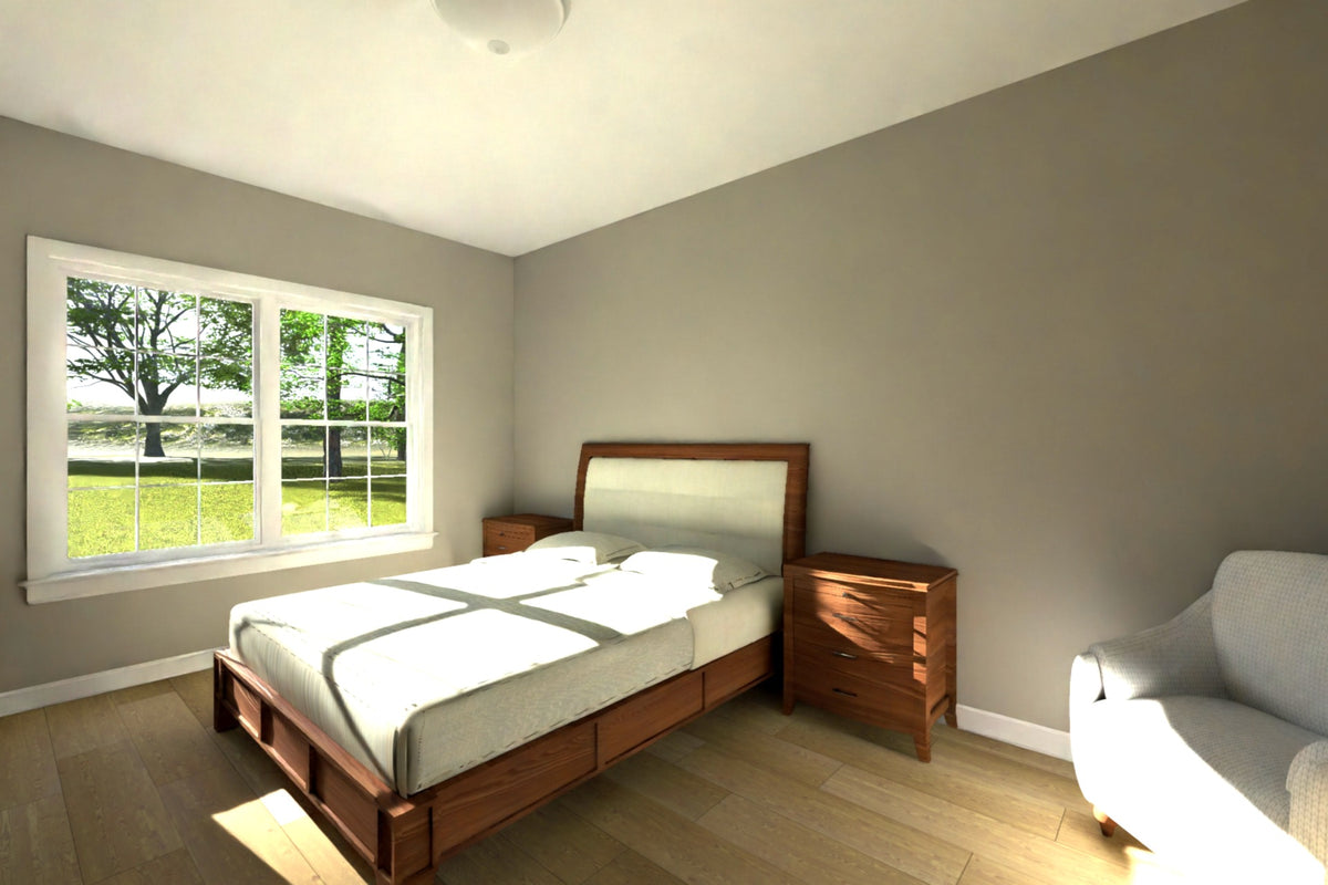 J7862-E Cottage House Master Bedroom, 2 Bedrooms, 2 Bathrooms | Granite Hollow 24636 