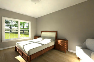 J7862-E Cottage House Master Bedroom, 2 Bedrooms, 2 Bathrooms | Granite Hollow 24636 