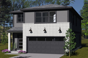 J7864-E Contemporary House, 4 Bedrooms, 2.5 Bathrooms | Riverglade 24638 Exterior-3