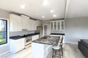 J7864-E Contemporary House Kitchen, 4 Bedrooms, 2.5 Bathrooms | Riverglade 24638 