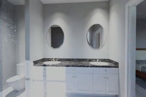 J7864-E Contemporary House Master Vanity, 4 Bedrooms, 2.5 Bathrooms | Riverglade 24638 
