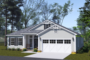 J7865-E Craftsman House, 3 Bedrooms, 2 Bathrooms | Maplewood Springs 24639 Exterior-4