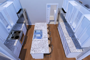 J7865-E Craftsman House Kitchen, 3 Bedrooms, 2 Bathrooms | Maplewood Springs 24639 