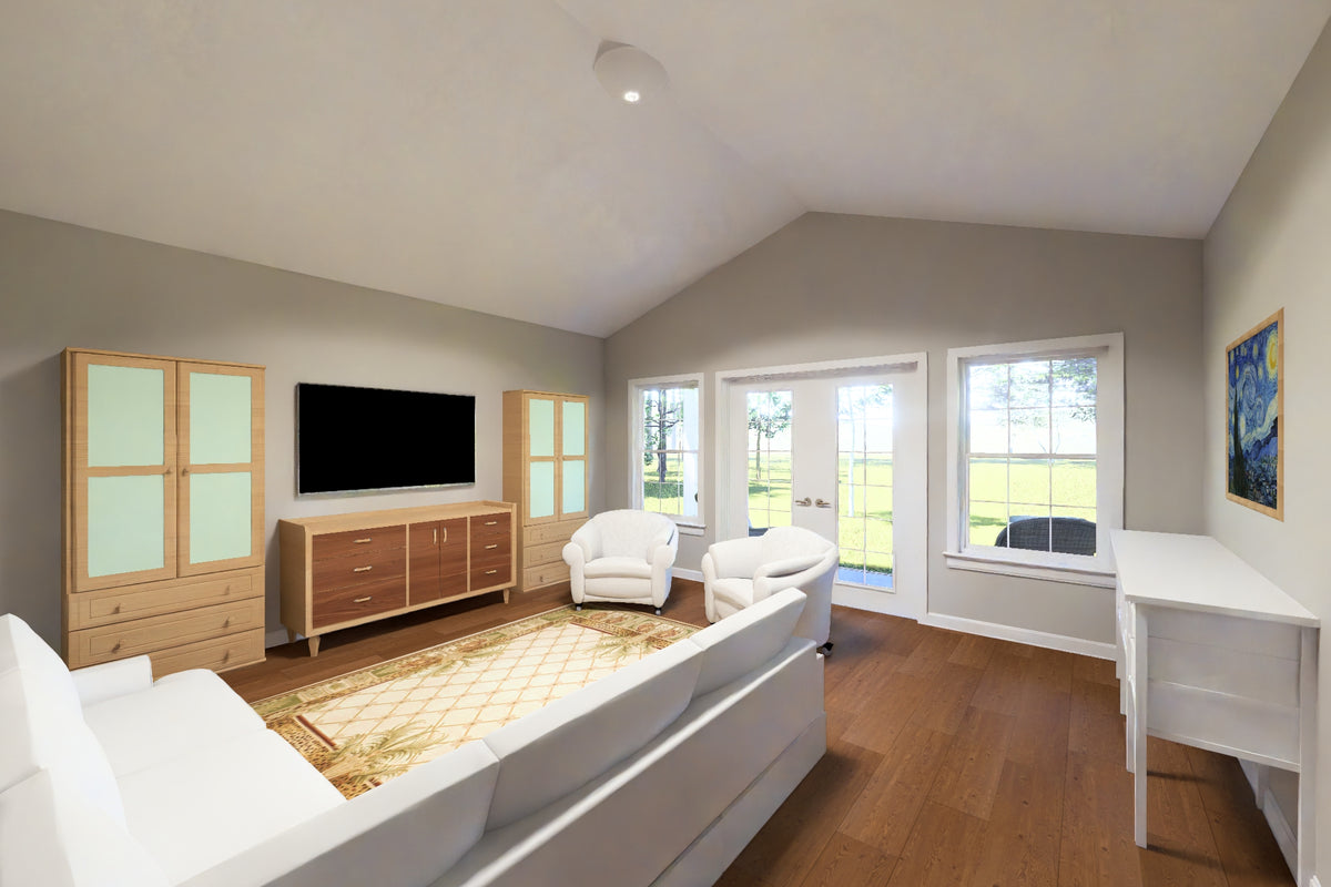 J7865-E Craftsman House Living Room, 3 Bedrooms, 2 Bathrooms | Maplewood Springs 24639 