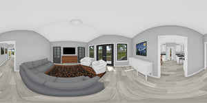 J7866-E Contemporary House Living Panorama, 3 Bedrooms, 2 Bathrooms | Seaview Ridge 24640 