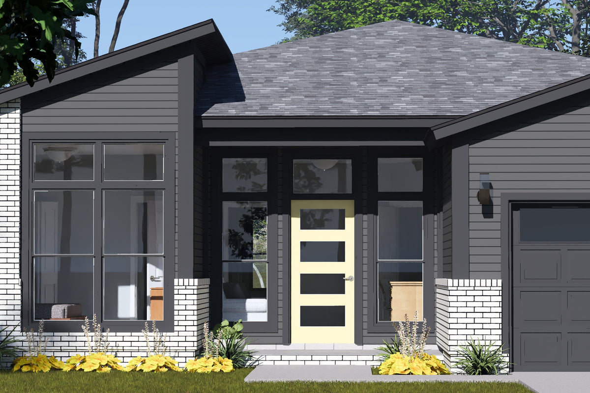 J7866-E Contemporary House, 3 Bedrooms, 2 Bathrooms | Seaview Ridge 24640 Exterior-4