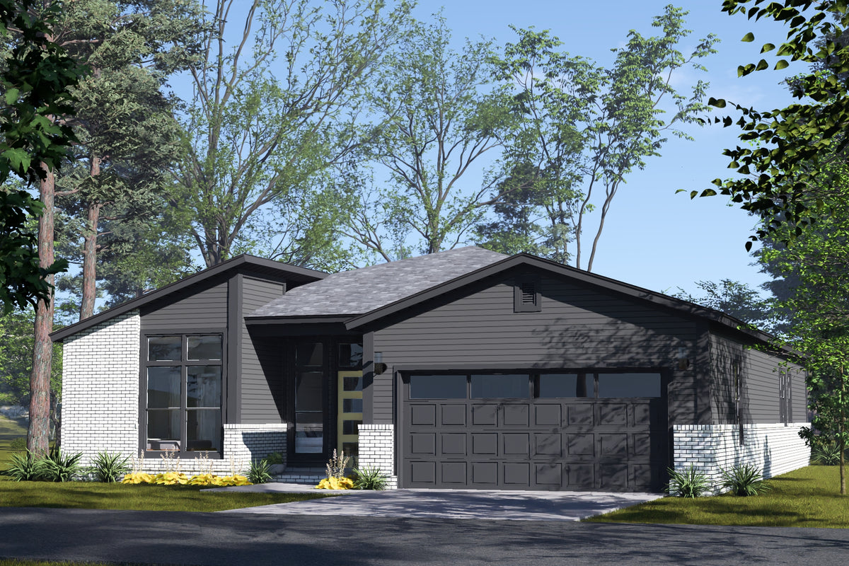 J7866-E Contemporary House, 3 Bedrooms, 2 Bathrooms | Seaview Ridge 24640 Exterior-5