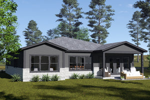 J7866-E Contemporary House, 3 Bedrooms, 2 Bathrooms | Seaview Ridge 24640 Exterior-6