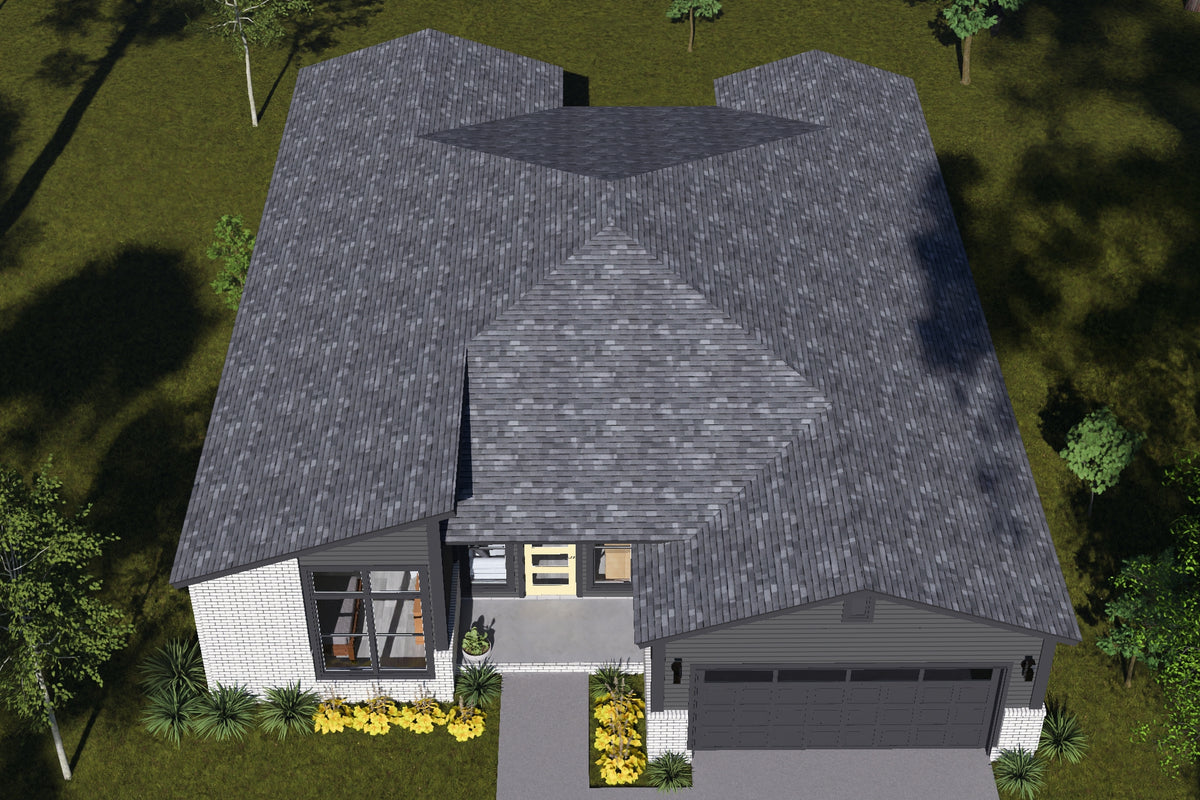 J7866-E Contemporary House, 3 Bedrooms, 2 Bathrooms | Seaview Ridge 24640 Exterior-8