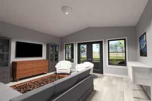 J7866-E Contemporary House Living Room, 3 Bedrooms, 2 Bathrooms | Seaview Ridge 24640 