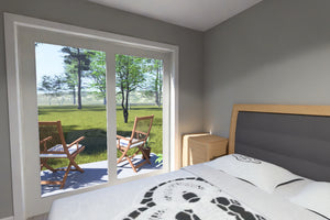 J7923-E Modern House Bedroom, 1 Bedroom, 1 Bathroom | Plan 24642 