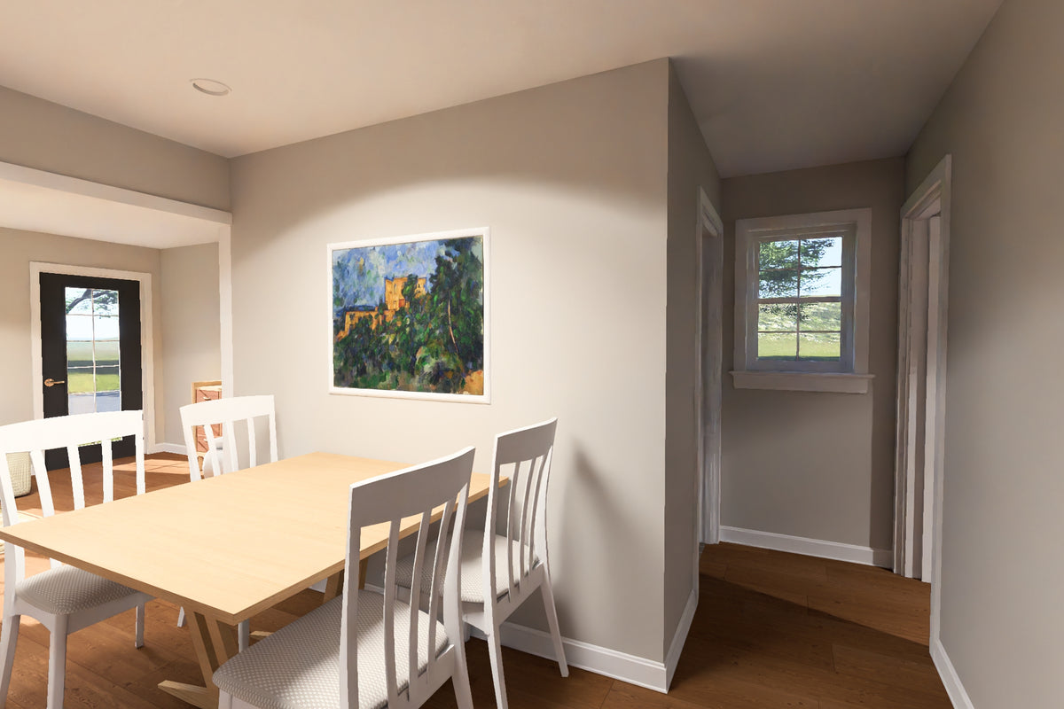 J7924-E Craftsman Duplex House Dining, 2 Bedrooms, 2 Bathrooms | Plan 24643 
