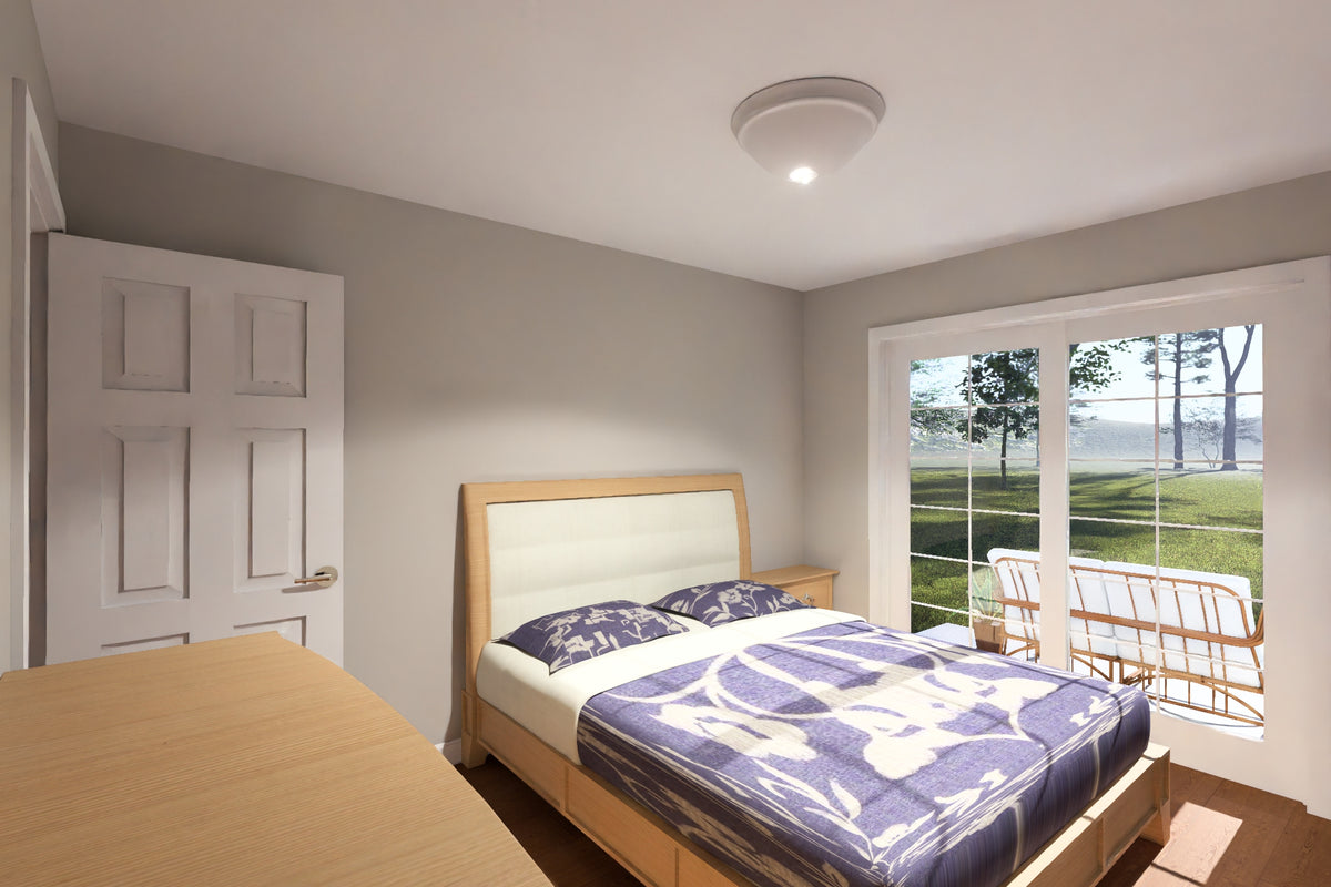 J7924-E Craftsman Duplex House Bedroom, 2 Bedrooms, 2 Bathrooms | Plan 24643 