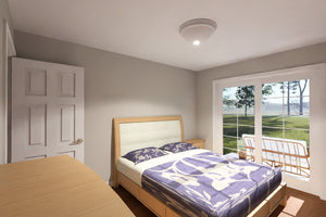 J7924-E Craftsman Duplex House Bedroom, 2 Bedrooms, 2 Bathrooms | Plan 24643 