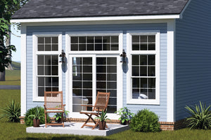 J7927-E Cottage House, 3 Bedrooms, 3 Bathrooms | Plan 24646 Exterior-5