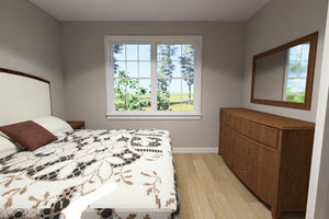 J7927-E Cottage House Master Bedroom, 3 Bedrooms, 3 Bathrooms | Plan 24646 