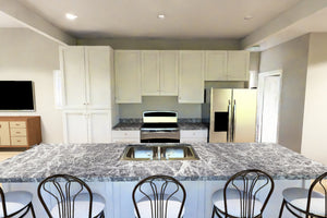 J7927-E Cottage House Kitchen, 3 Bedrooms, 3 Bathrooms | Plan 24646 