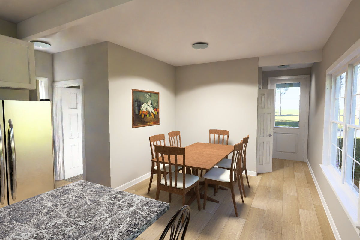 J7927-E Cottage House Dining, 3 Bedrooms, 3 Bathrooms | Plan 24646 