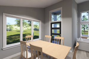 J7928-E Modern House Dining, 2 Bedrooms, 2 Bathrooms | Plan 24647 