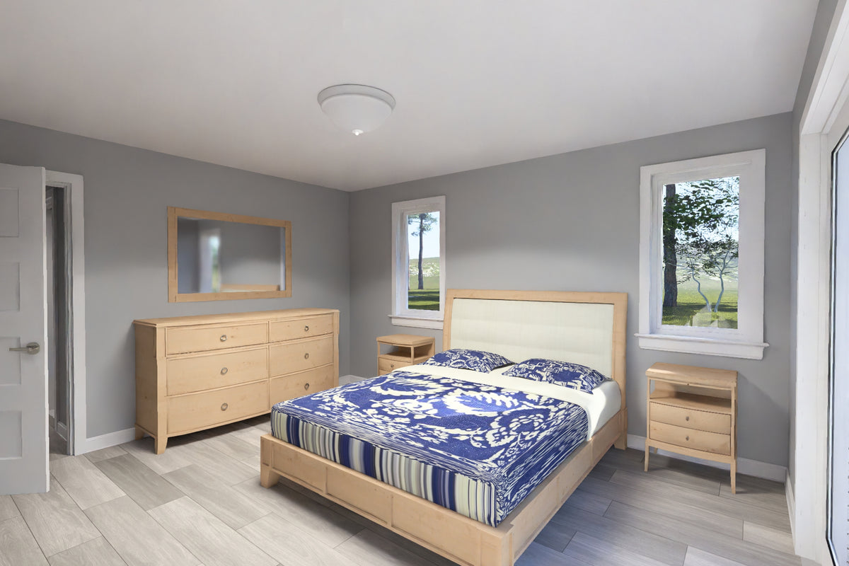J7928-E Modern House Master Bedroom, 2 Bedrooms, 2 Bathrooms | Plan 24647 