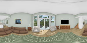 J7930-E Traditional Duplex House Living Panorama, 6 Bedrooms, 6 Bathrooms | Plan 24649 