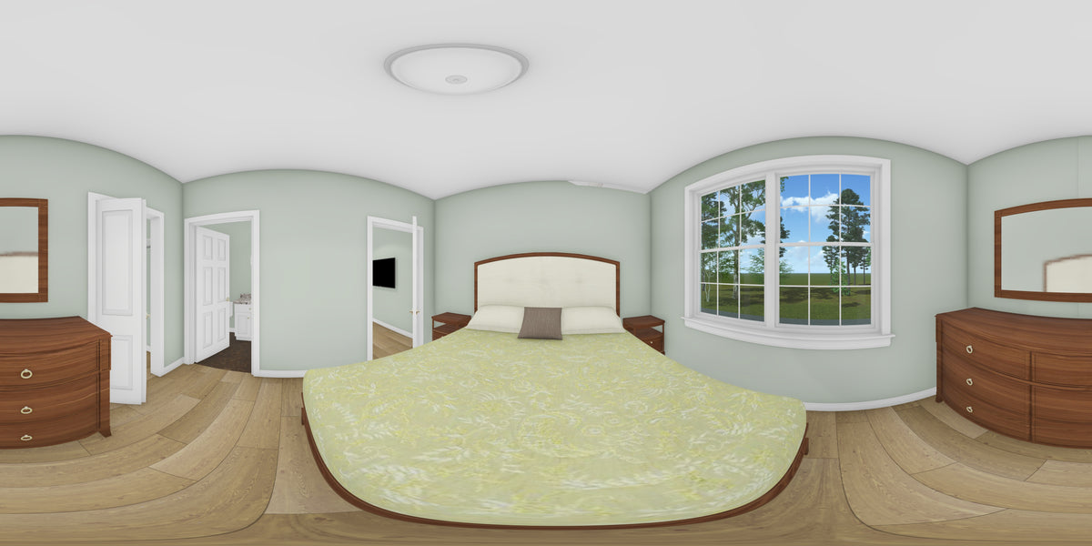 J7930-E Traditional Duplex House Bedroom Panorama, 6 Bedrooms, 6 Bathrooms | Plan 24649 