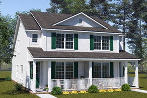 J7930-E Traditional Duplex House, 6 Bedrooms, 6 Bathrooms | Plan 24649 Exterior