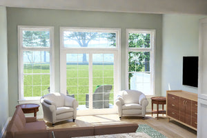 J7930-E Traditional Duplex House Living Room, 6 Bedrooms, 6 Bathrooms | Plan 24649 