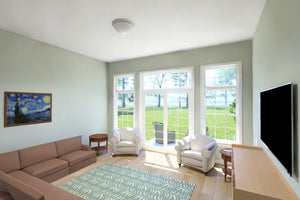 J7930-E Traditional Duplex House Living Room, 6 Bedrooms, 6 Bathrooms | Plan 24649 