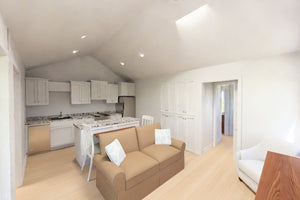 J8126-E Cottage Duplex House, 4 Bedrooms, 4 Bathrooms | Alderhaven Bluff House Plan 
