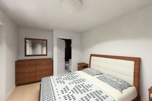 J8126-E Cottage Duplex House Bedroom, 4 Bedrooms, 4 Bathrooms | Alderhaven Bluff House Plan 