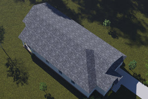 J8129-E Cottage House, 3 Bedrooms, 2 Bathrooms | Granite Brook House Plan Exterior-7