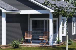 J8130-E Craftsman Cottage House, 4 Bedrooms, 3 Bathrooms | Cypress Ridgeway House Plan Exterior-5